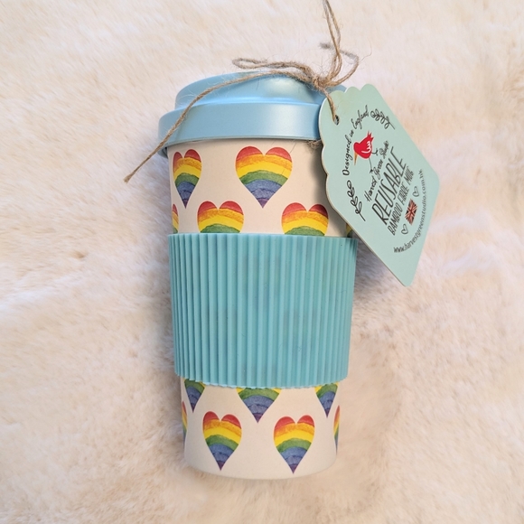 Rainbow Tote Bag + Cup Gift Set - Picture 3 of 3
